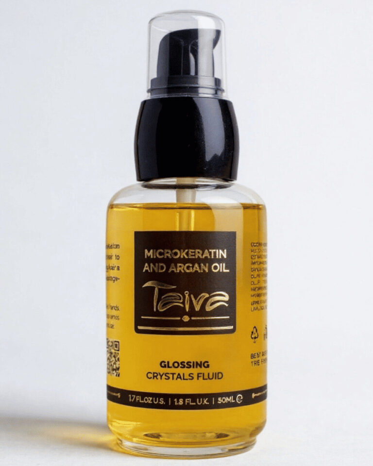 TAIVA GLOSSING CRYSTALS FLUID – MICROKERATIN & ARGAN OIL